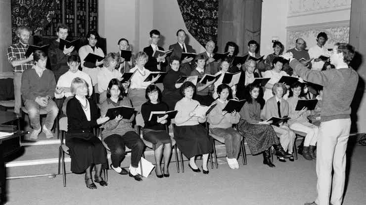 Polytechnic Arts Centre opened in 1975 - old St Peter's Church