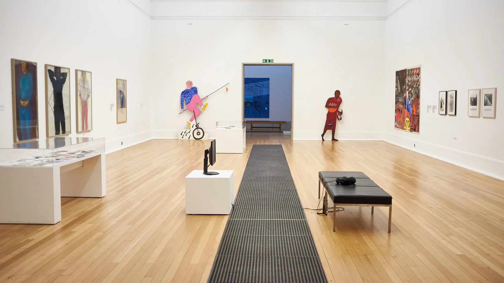 Gallery exhibition. Artwork by Professor Lubaina Himid, CBE. Photo: ©Denise Swanson